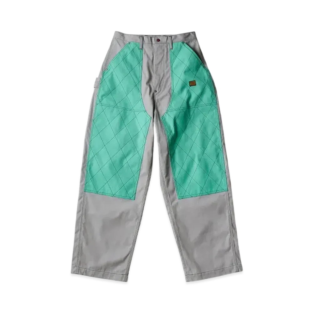 KAPITAL Canvas W Knee Rookie Painter Pants "Turquoise"