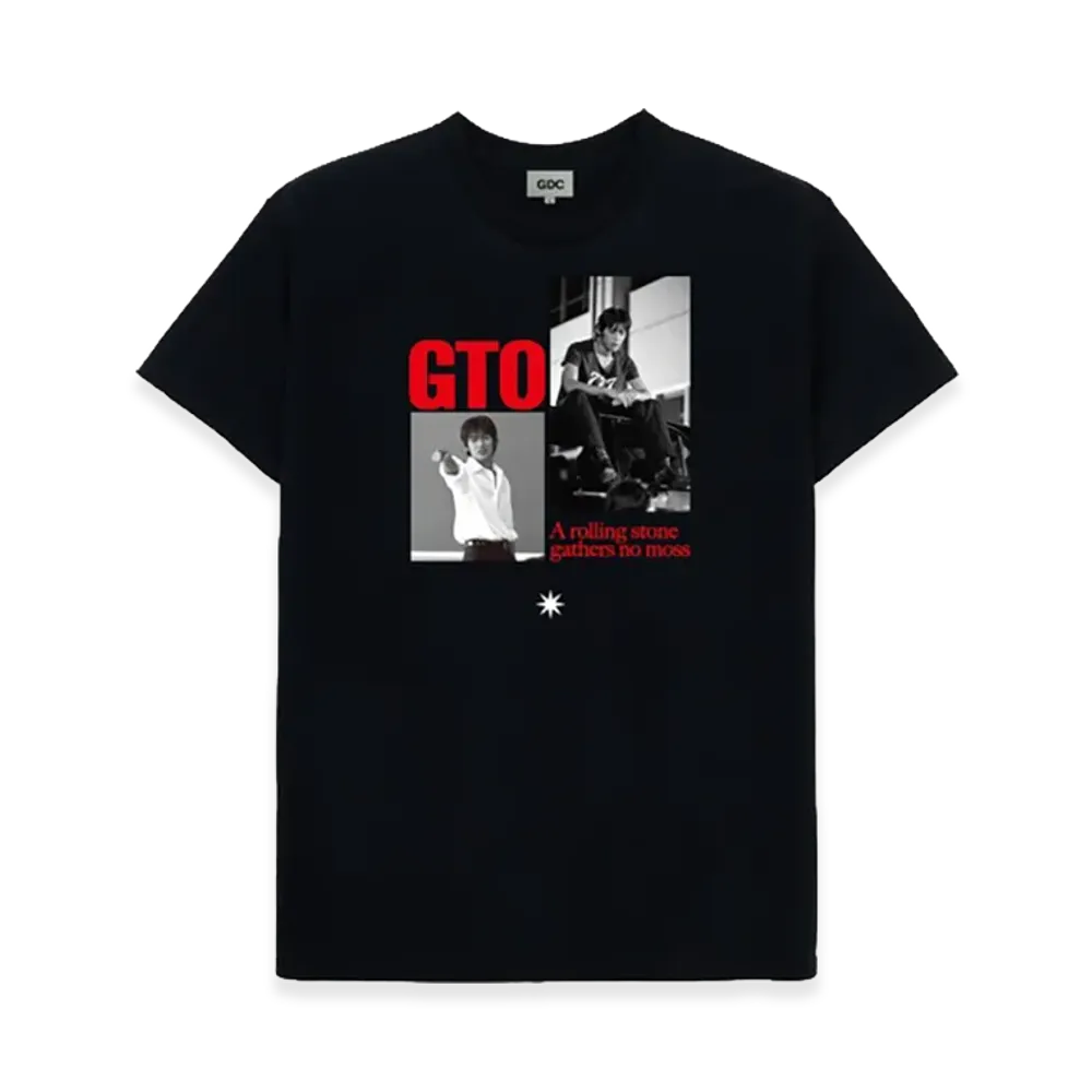 GDC x GTO Monochrome Tee "Black"
