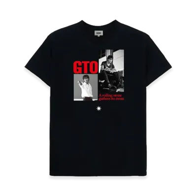 GDC x GTO Monochrome Tee "Black"