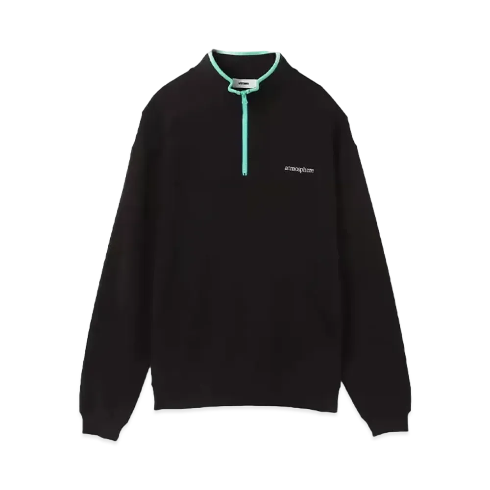 atmos Half Zip Pullover "Black"