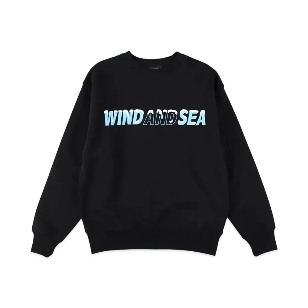 WIND AND SEA Xmas Logo Sweatshirt "Black"