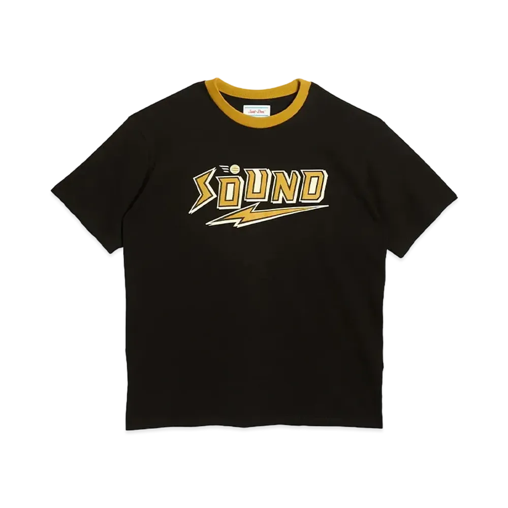 Just Don Shooting Basketball Tee "Black"