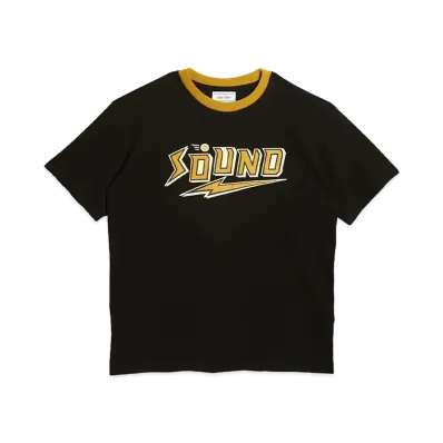 Just Don Shooting Basketball Tee "Black"