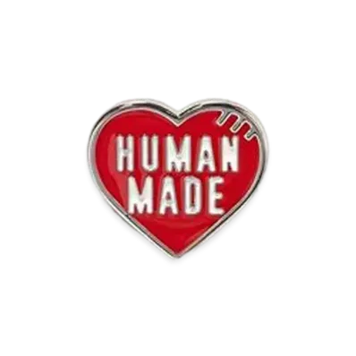 HUMAN MADE Heart Pins "Red"