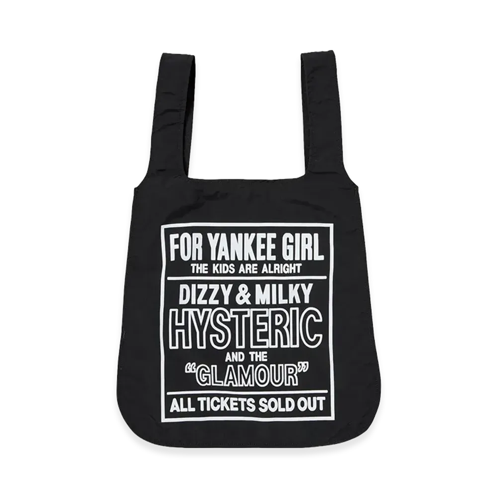 HYSTERIC GLAMOUR Women's Dizzy&Milky 2-Way Tote Bag "Black"