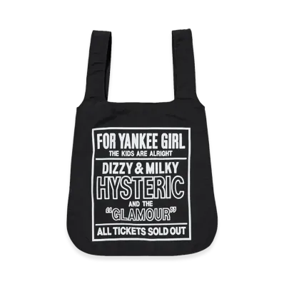 HYSTERIC GLAMOUR Women's Dizzy&Milky 2-Way Tote Bag "Black"