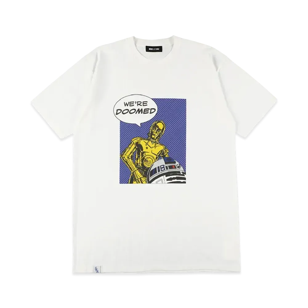 WIND AND SEA x STAR WARS R2-D2 & C3-Po / Tee "White"