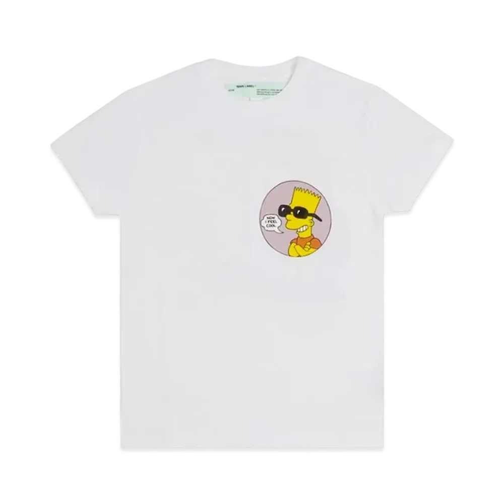 OFF-WHITE Bart Public Enemy T-Shirt "White"