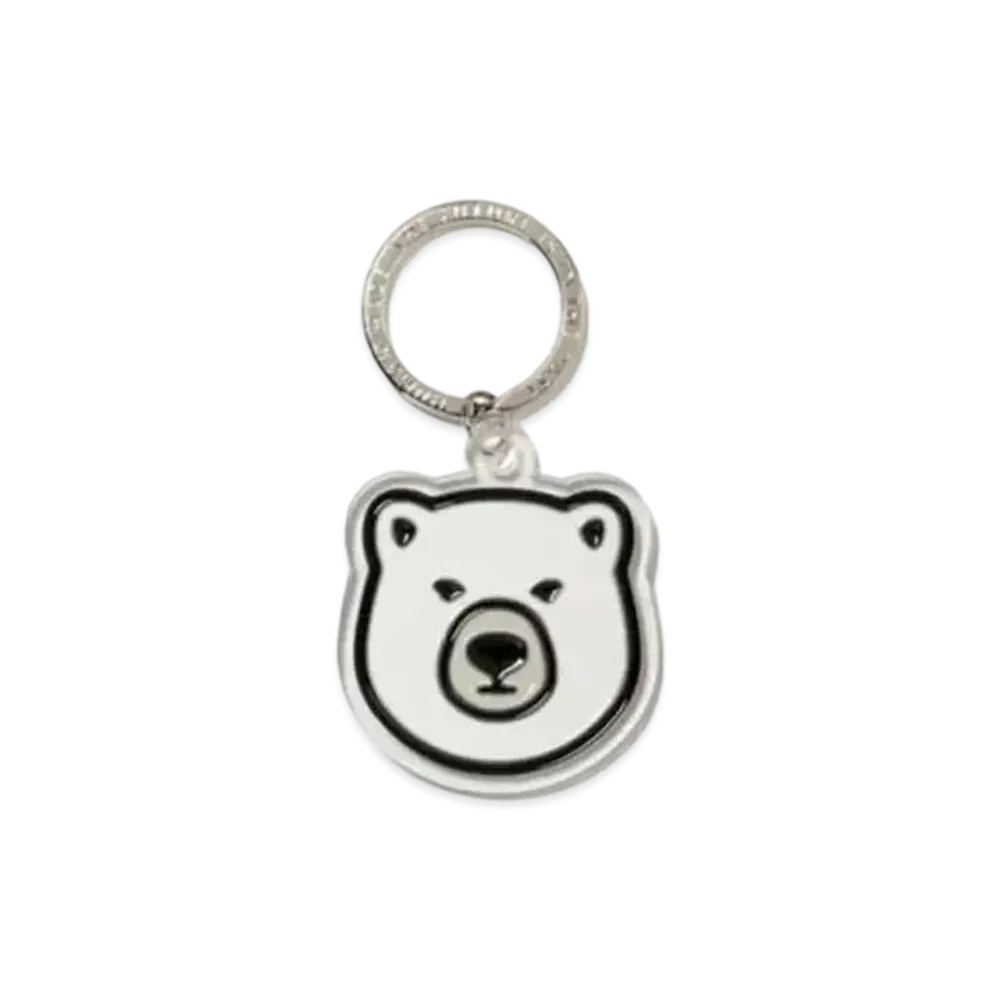 HUMAN MADE Animal Keyring Bear "White" HM27GD110