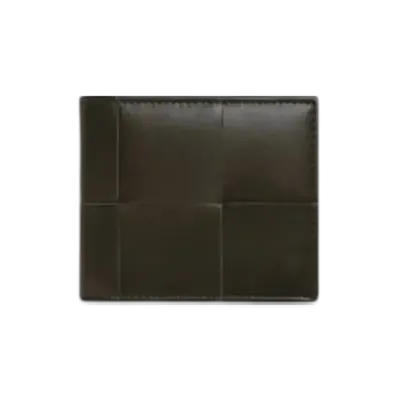 Bottega Veneta Cassette Bi-Fold Wallet "Kaki/Light Butterscotch"