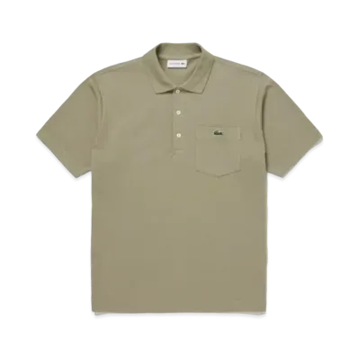 LACOSTE 80s Revival Pocket Polo Shirt "Beige"