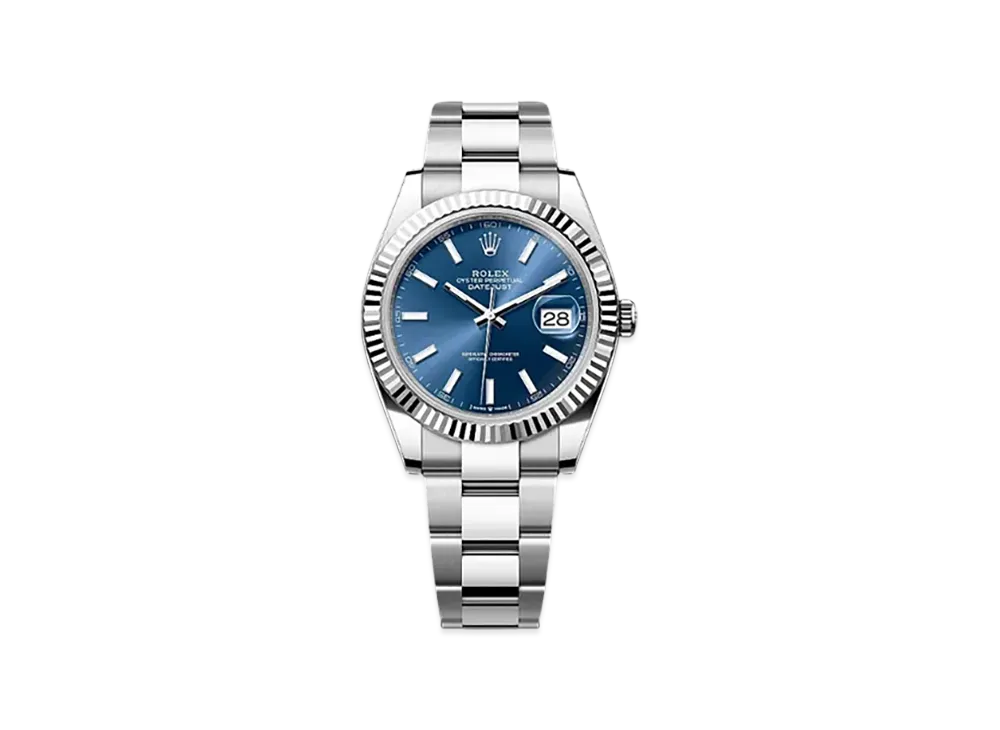 ROLEX Sky-Dweller Oystersteel & White Gold "Blue"