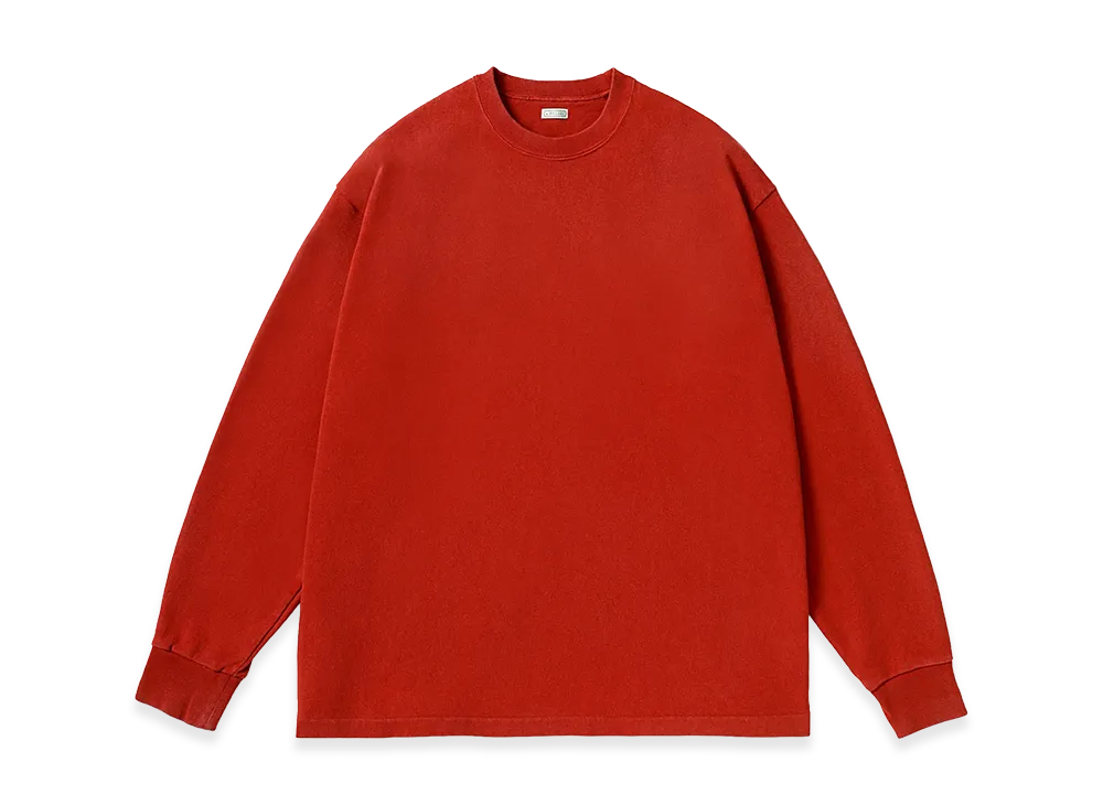 A.PRESSE Vintage L/S T-Shirt "Red"