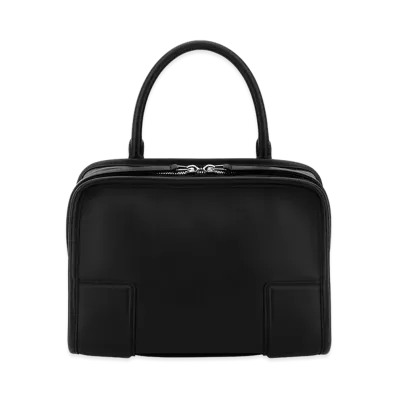 LOEWE Women's Leather Small Amazona Handbag "Dark Brown"