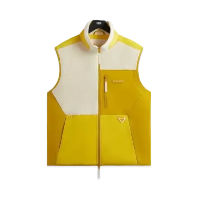 Kith x Columbia Sherpa Vest "Bright Yellow"