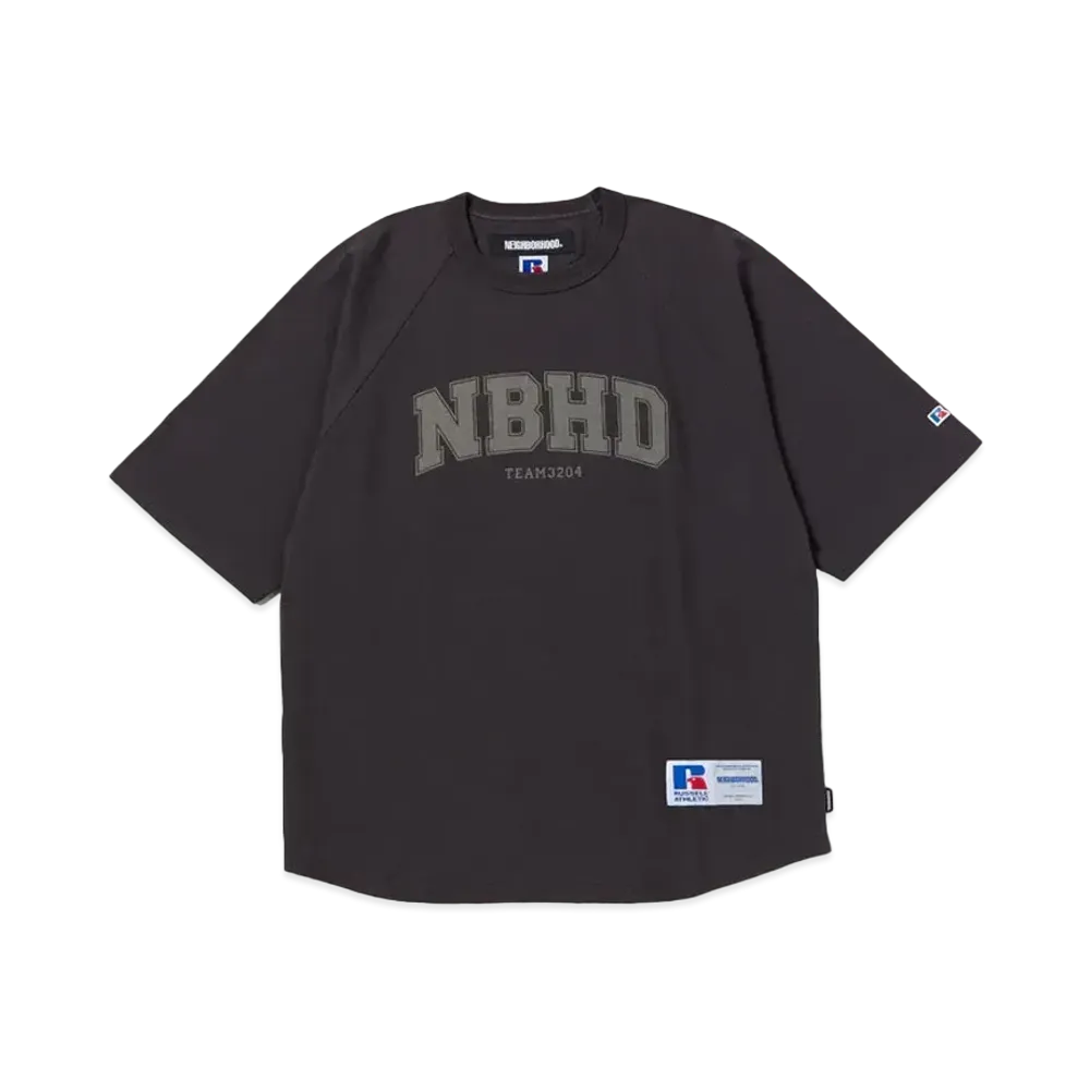 NEIGHBORHOOD x RUSSELL ATHLETIC . Crewneck SS "Black"
