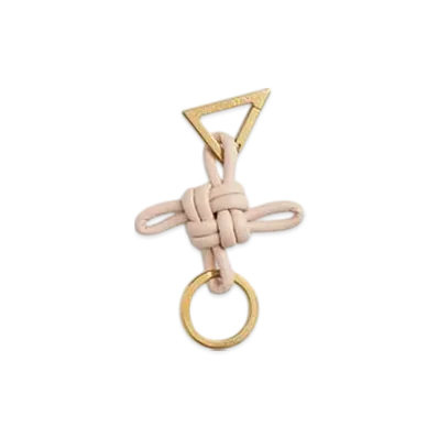 Bottega Veneta Double Knot Key Ring "Cameo"