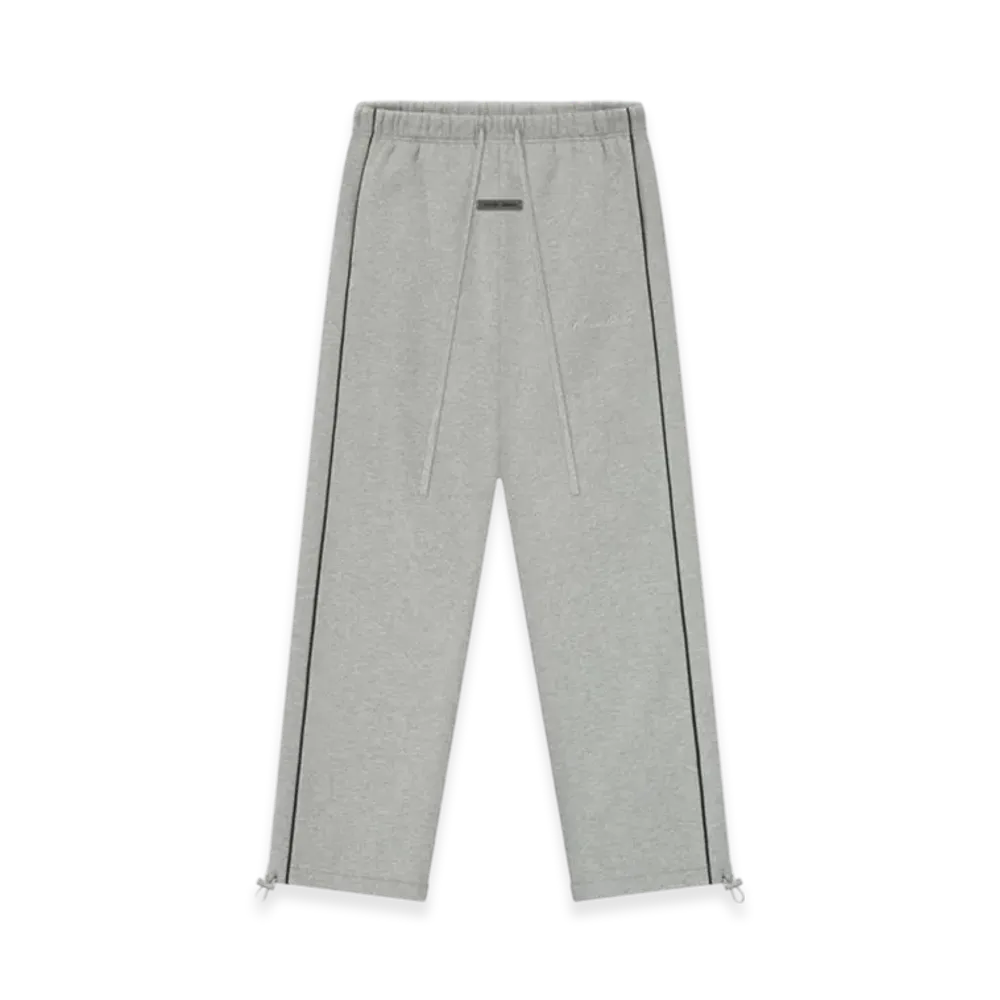 FEAR OF GOD ESSENTIALS Relaxed Fleece Sweatpant With Piping "Concrete Heather/Black"