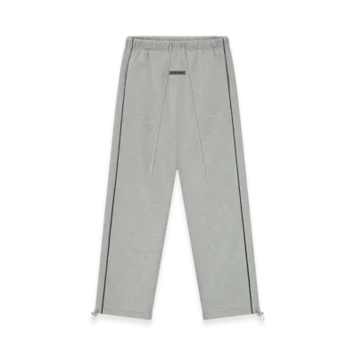 FEAR OF GOD ESSENTIALS Relaxed Fleece Sweatpant With Piping "Concrete Heather/Black"