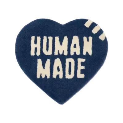 HUMAN MADE Heart Rug Small "Navy"