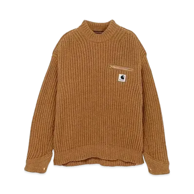 Carhartt WIP x sacai Knit Pullover Detroit "Beige"