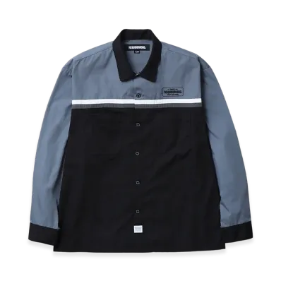 NEIGHBORHOOD Classic Work Bicolor Shirt LS "Black"