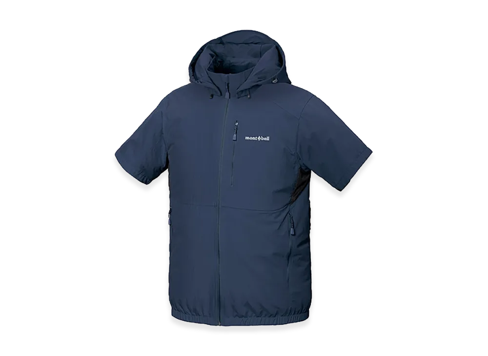 mont-bell Fan-Blow Short Sleeve Parka "Navy"