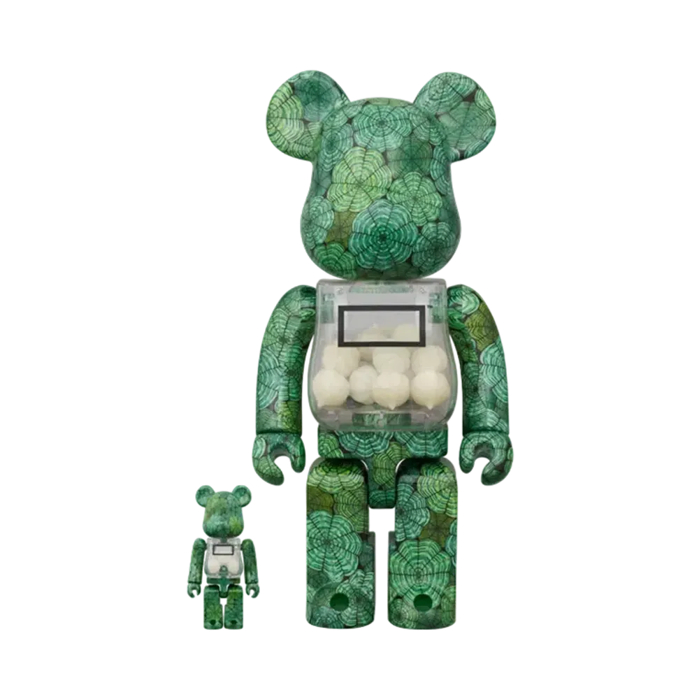 MEDICOM TOY "BEARBRICK" Euphorbia obesa 100% & 400%
