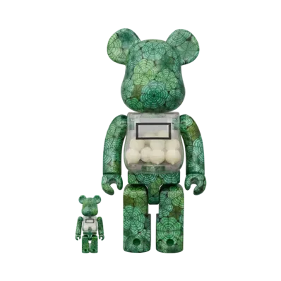 MEDICOM TOY "BEARBRICK" Euphorbia obesa 100% & 400%