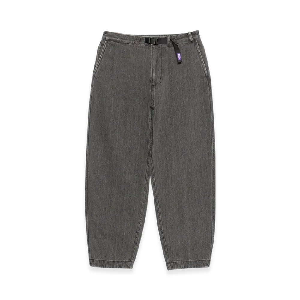 The North Face Purple Label Denim Wide Tapered Field Pants "Gray"
