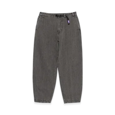 The North Face Purple Label Denim Wide Tapered Field Pants "Gray"