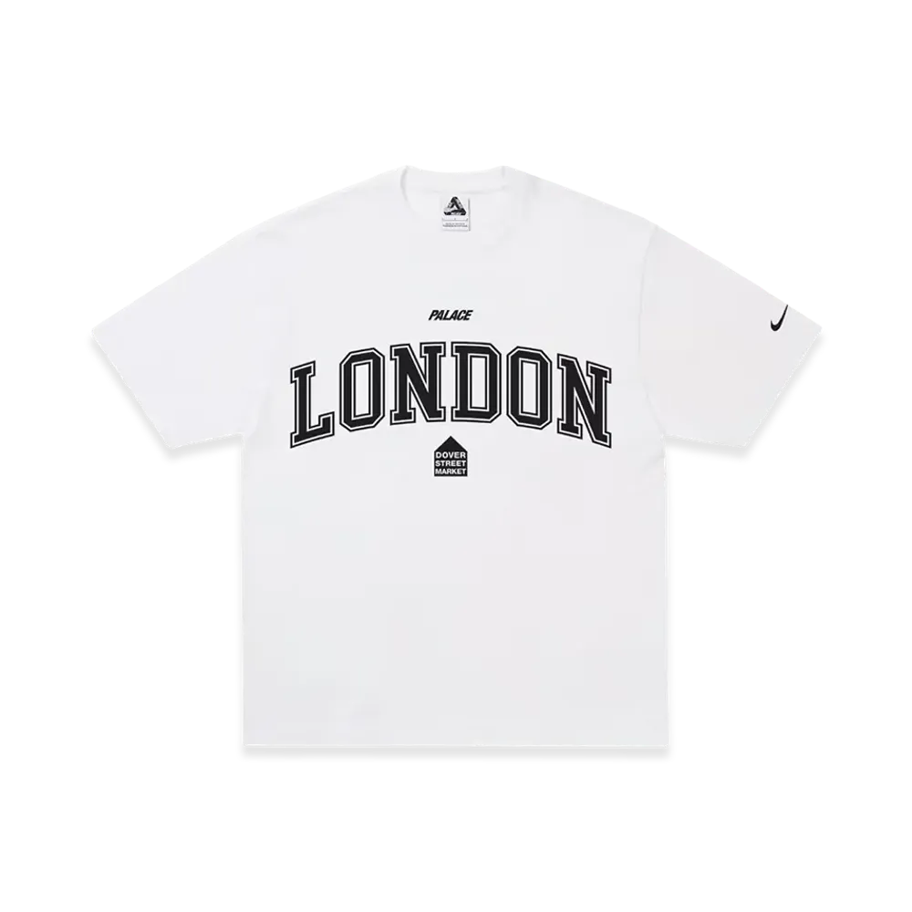 PALACE x Nike x Dover Street Market T Shirt London "White"
