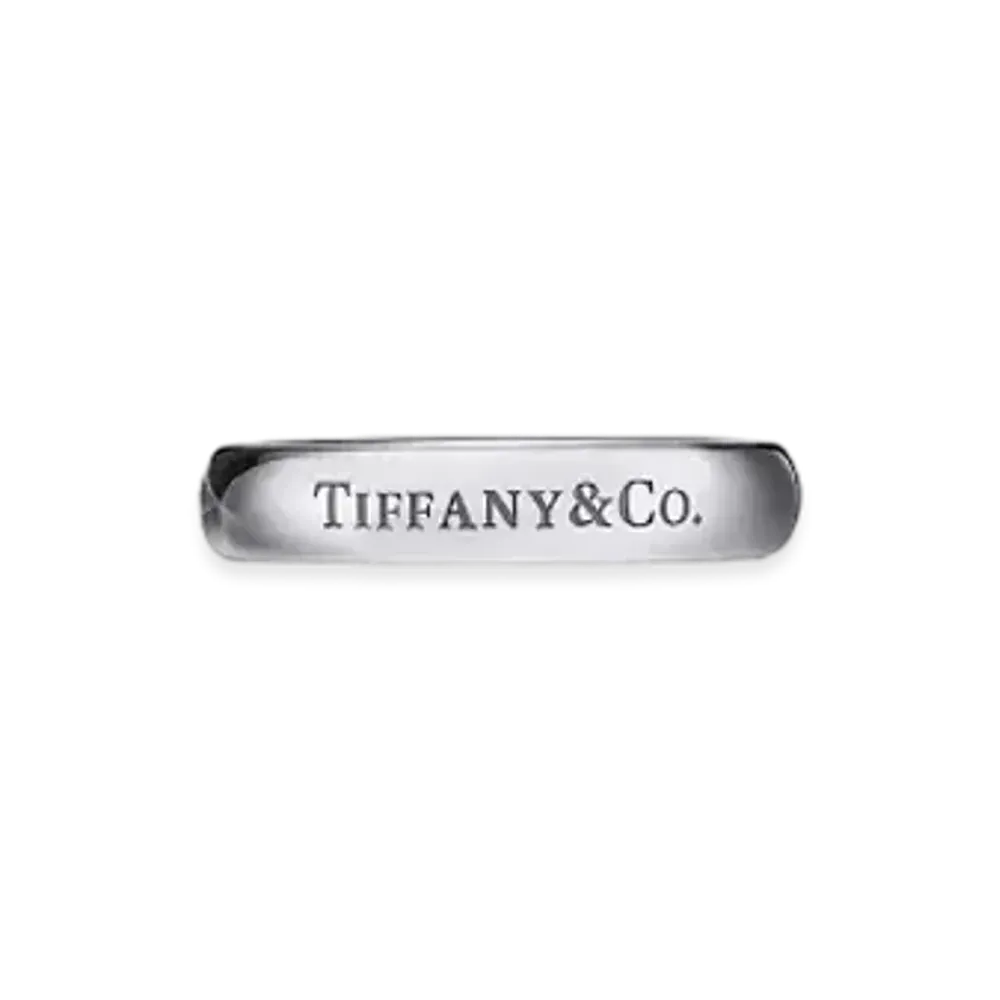 Tiffany & Co. T&CO. Band Ring "Platinum"