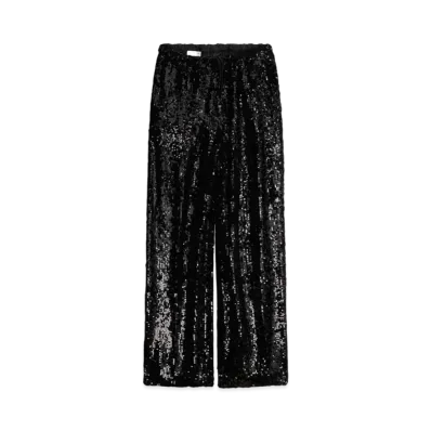 DRIES VAN NOTEN Embellished Pants "Black"
