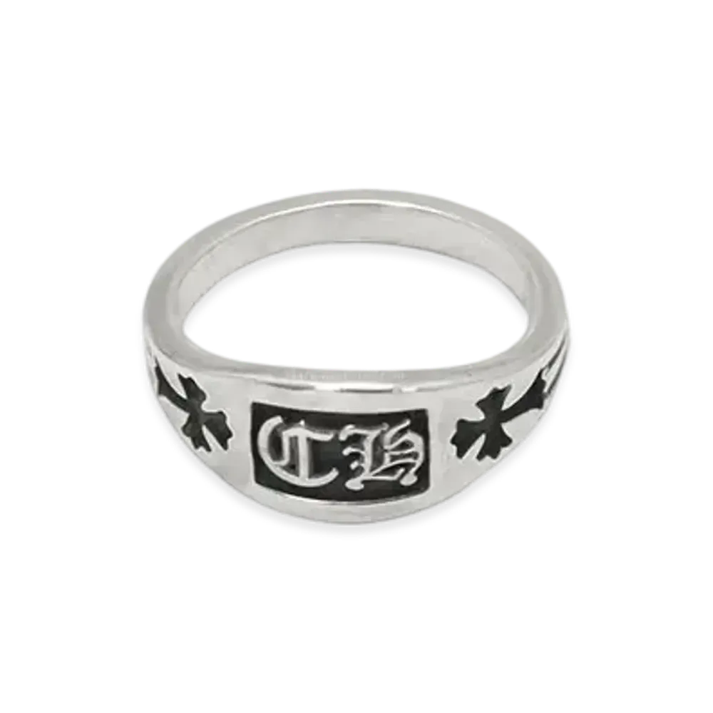Chrome Hearts CH Crest Mini Ring "Silver"