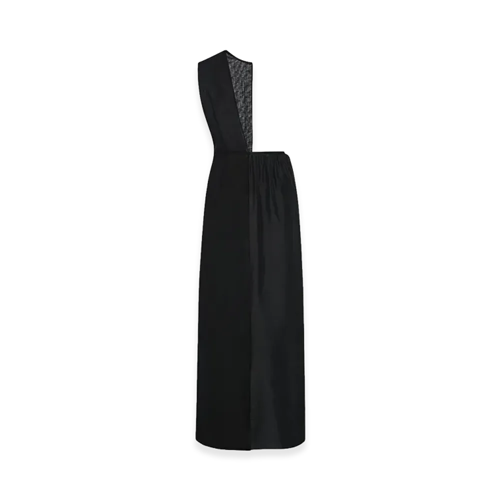 The Row Women's Cyrene Virgin Wool & Silk Dress "Black"