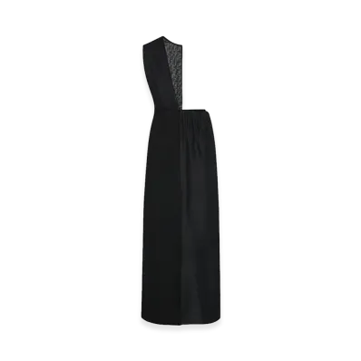 The Row Women's Cyrene Virgin Wool & Silk Dress "Black"