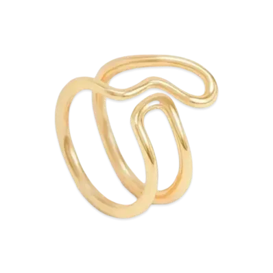 CHARLES & KEITH Sculpture Ring "Gold"