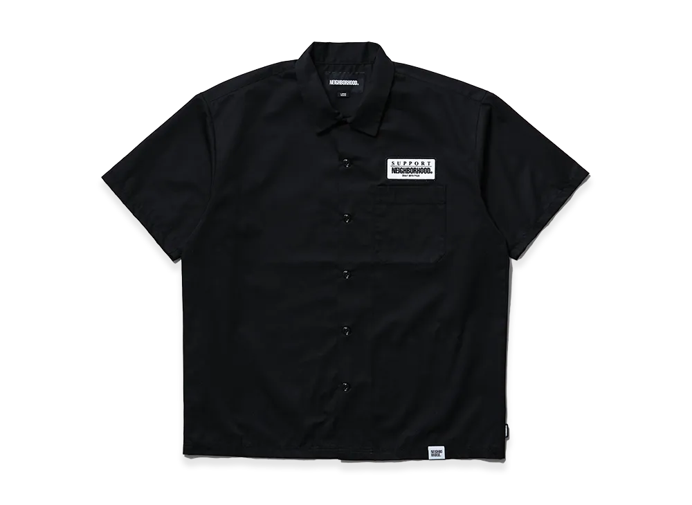 NEIGHBORHOOD Classic Work Shirt SS-1 "Black"