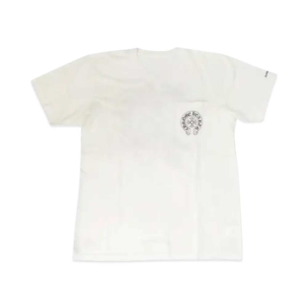 Chrome Hearts Horseshoe Logo Pocket T-Shirt Fuck You "White"