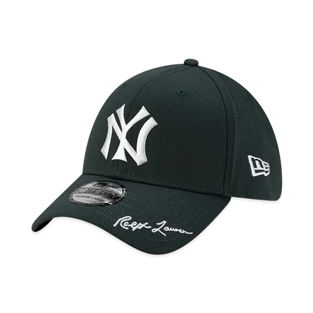 New Era x Polo Ralph Lauren x MLB 39Thirty Cooperstown New York Yankees "Dark Green"