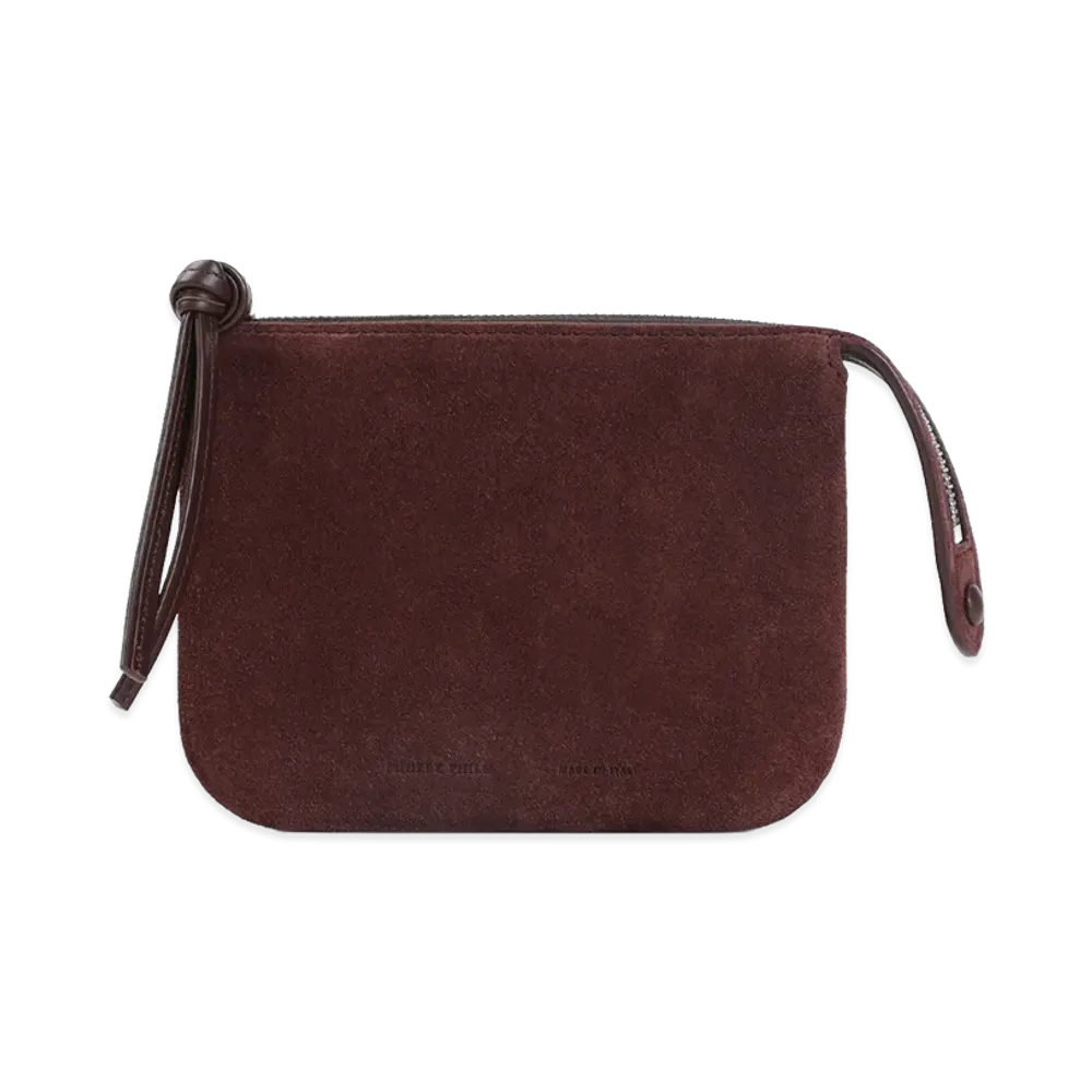 PHOEBE PHILO Women's Pocket Gig "Oxblood Silver"