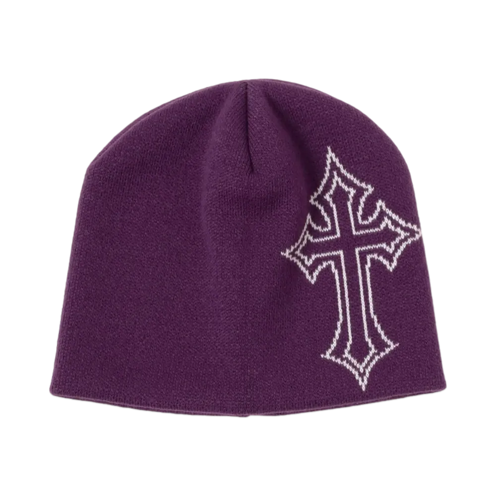 BEAMS FUTURE ARCHIVE Cross Beanie "Purple"