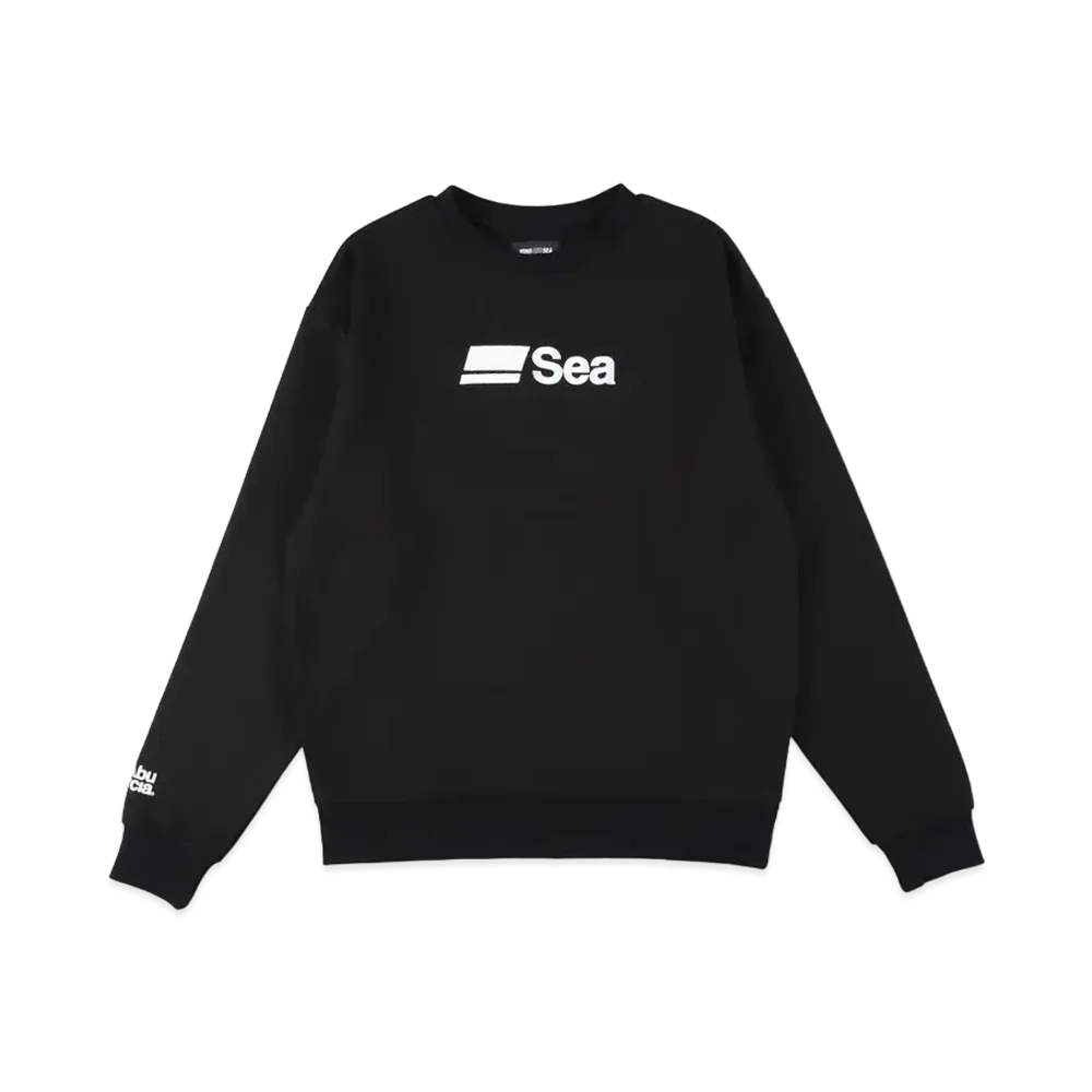 WIND AND SEA x Abu Garcia Fleece Crew Neck "Black"