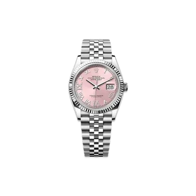 ROLEX Datejust 36 Oystersteel & White Gold "Pink"