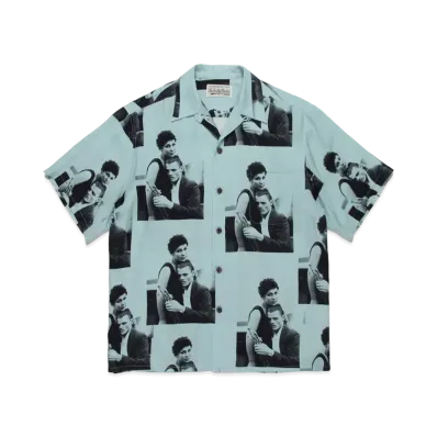 WACKO MARIA CHET BAKER / HAWAIIAN SHIRT #2 "Light Blue"