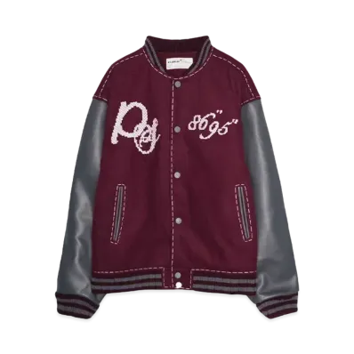 SYUMAN. Taipei-Tokyo Versity jkt "WINE/GRAY"