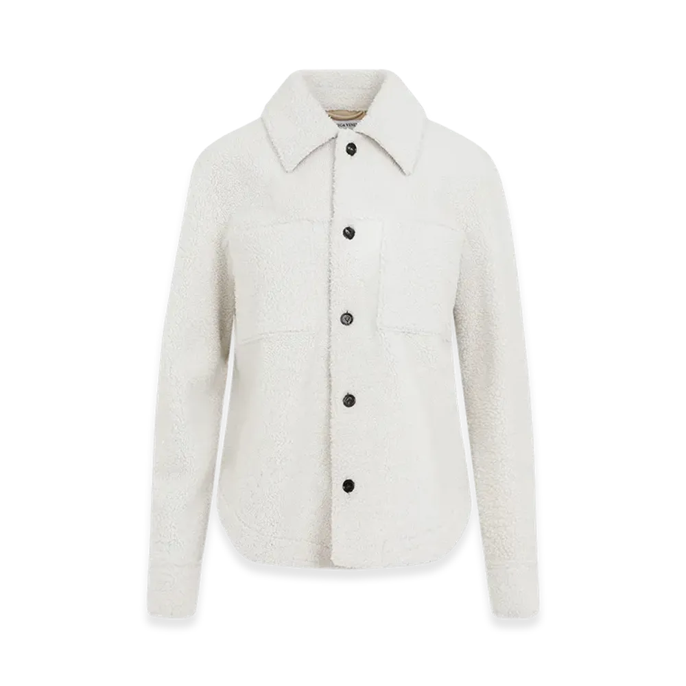 Bottega Veneta Women's Shearling Jacket "White"