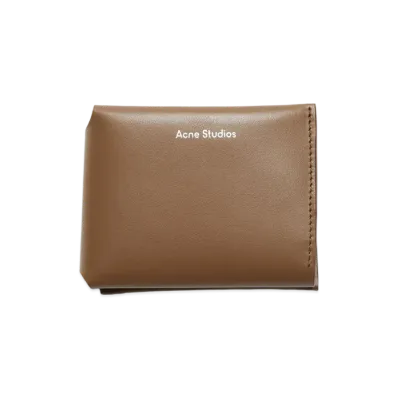 Acne Studios Leather Tri-Fold Wallet "Camel Brown"