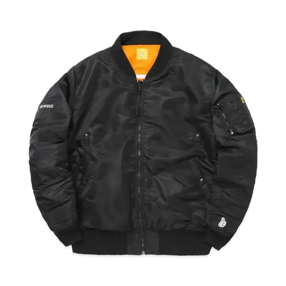 FR2 Reversible Bomber Jacket "Black"